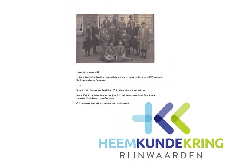 Pannerden kookklas 1928